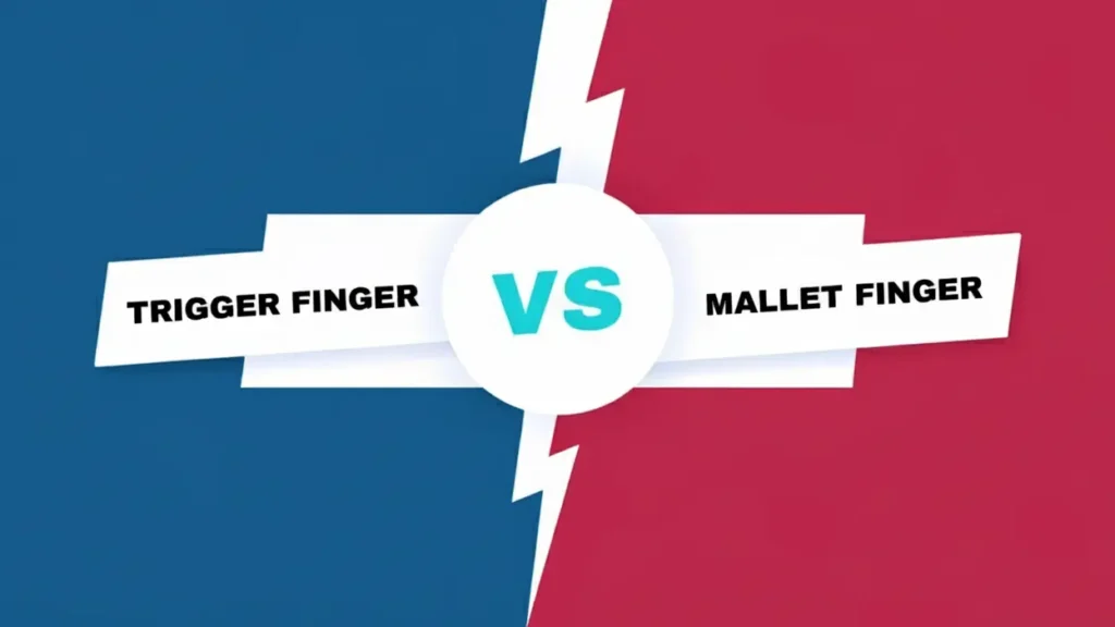 mallet finger vs trigger finger