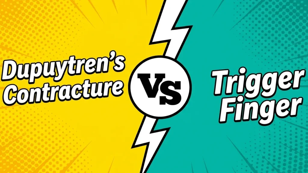 dupuytren's contracture vs trigger finger