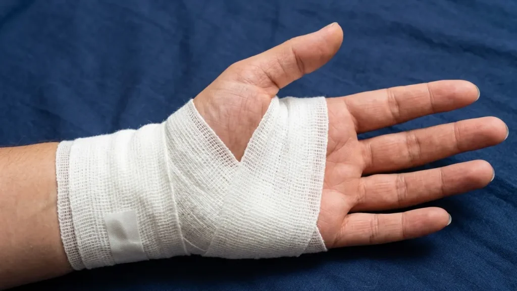 swelling after wrist surgery