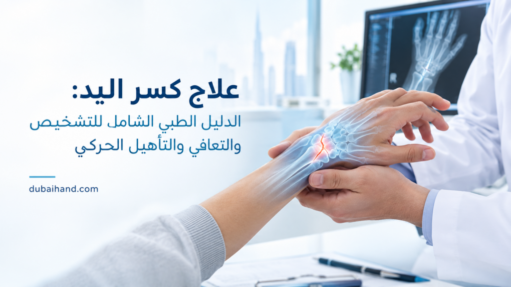 علاج كسر اليد