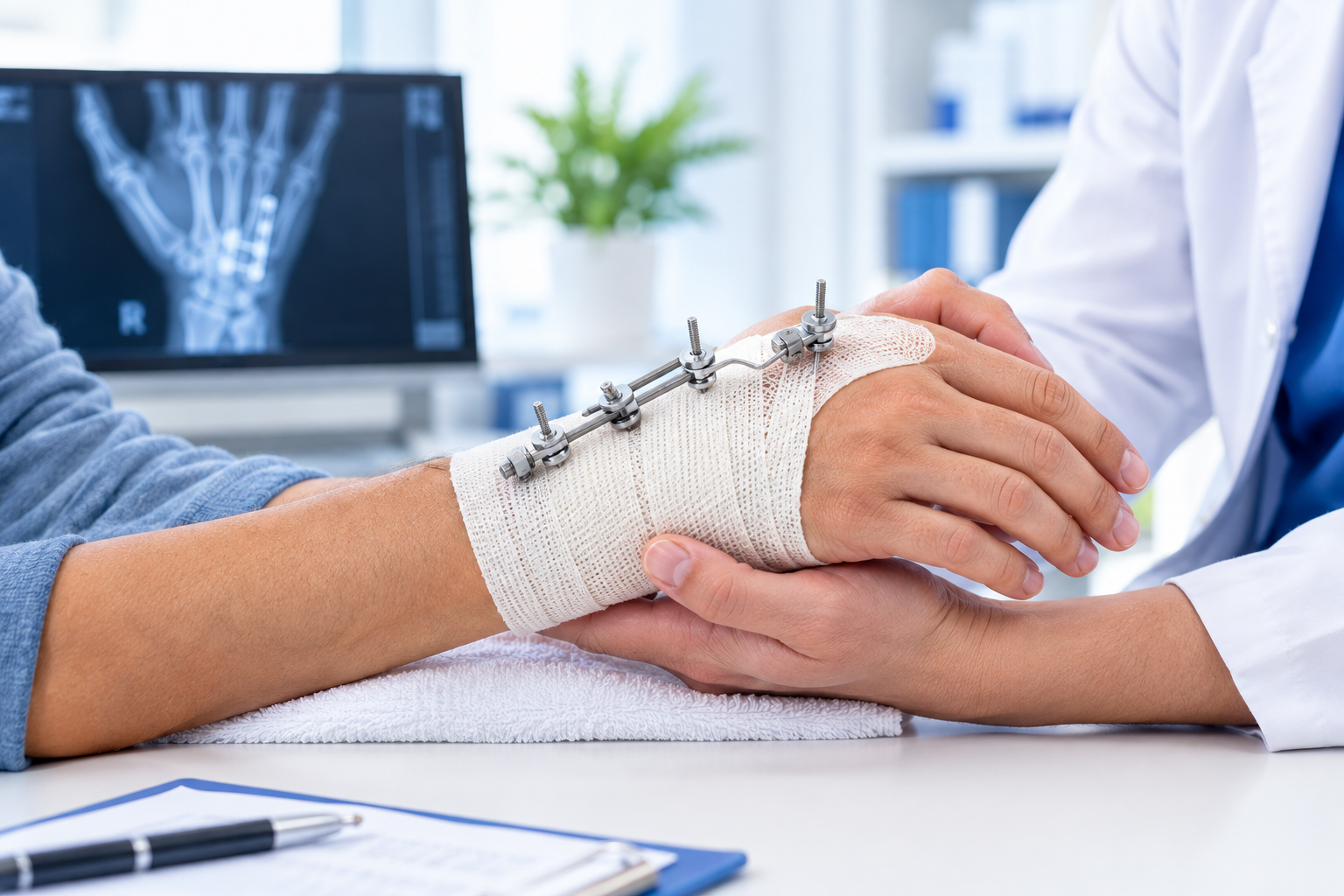Broken Hand Surgery
