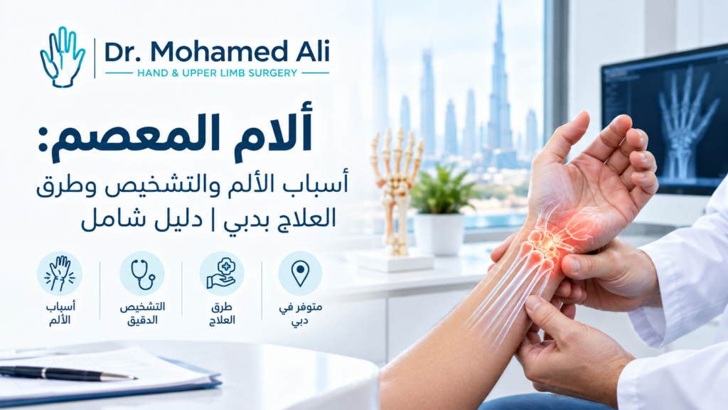 ألام المعصم: أسباب الألم والتشخيص
